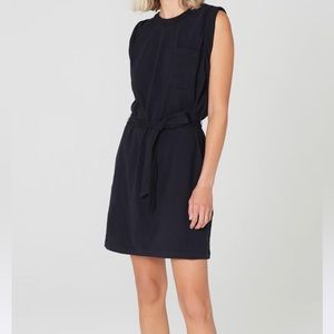 Citizens of Humanity Jordana Black Rolled Sleeved Dress Size XS